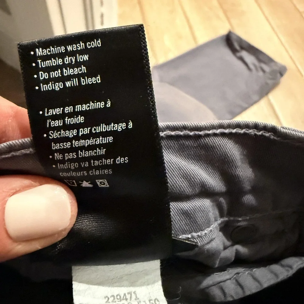 Paige Federal Jeans Mens 31 Gray Moon Shade Slim Straight Stretch Made USA